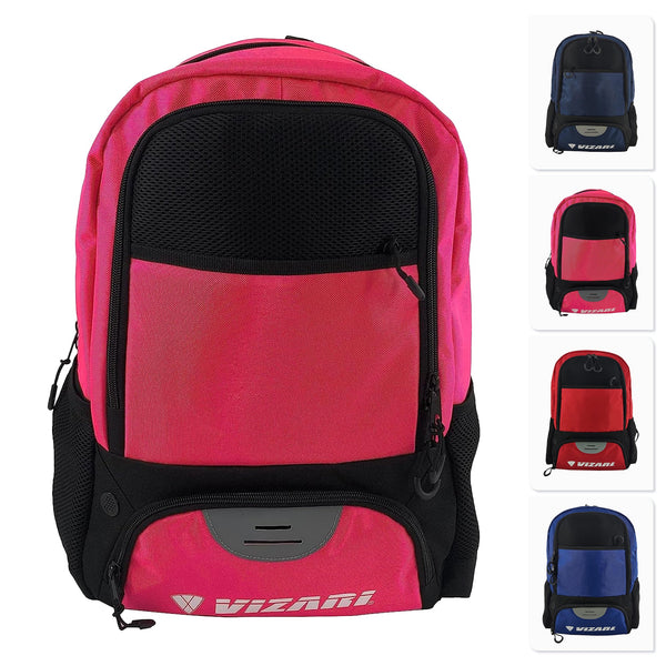 Avila Soccer Backpack - Black/Neon Pink