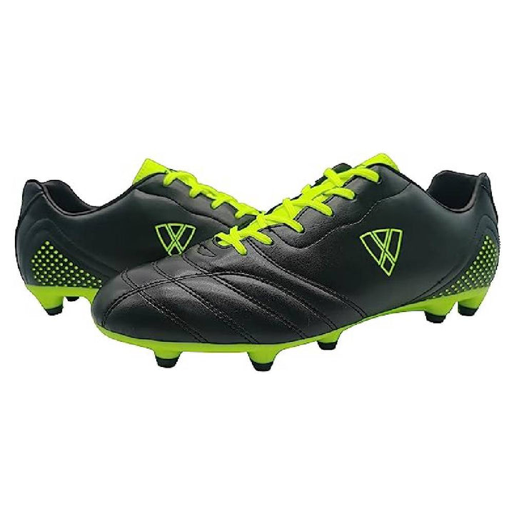 Redondo Firm Ground Soccer Cleats - Black/Green