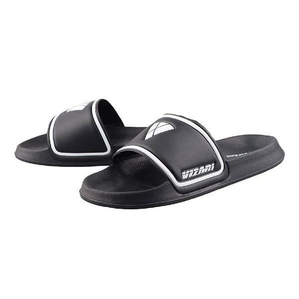 Adult Soccer Slide Sandals - Black