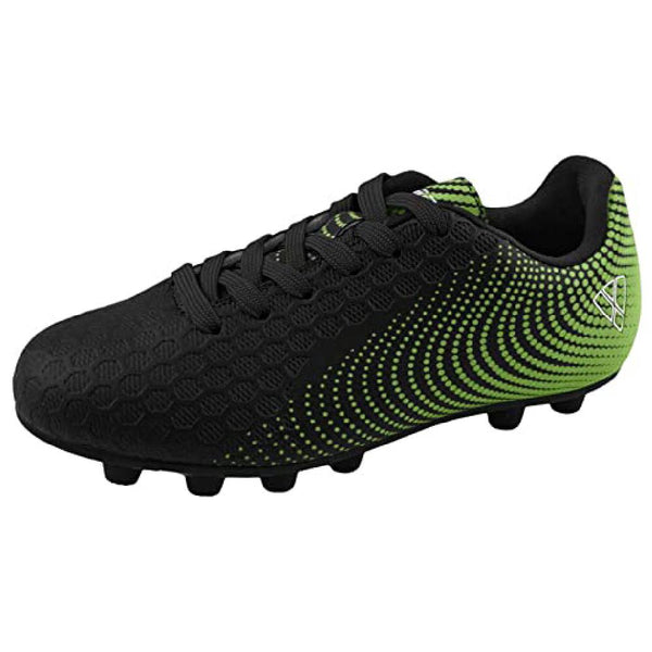 Stealth Firm Ground Soccer Shoes -Black/Green