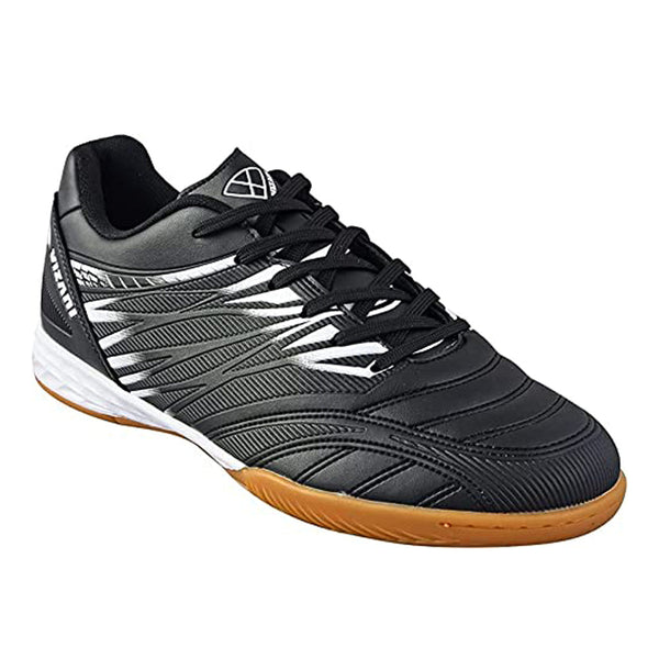 Valencia Indoor Soccer Shoes - Black/White