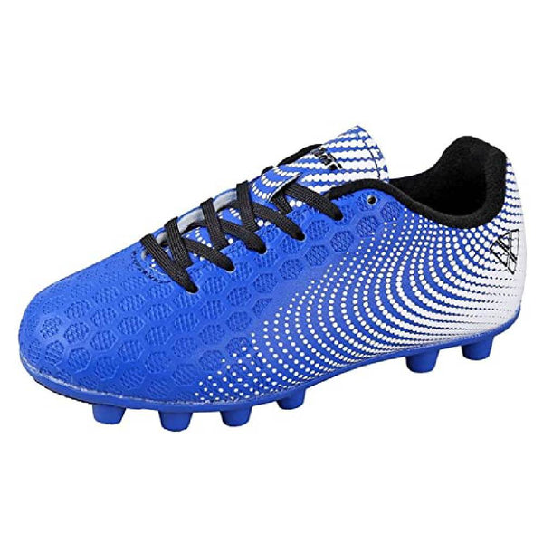 Stealth Firm Ground Soccer Shoes -Blue/White