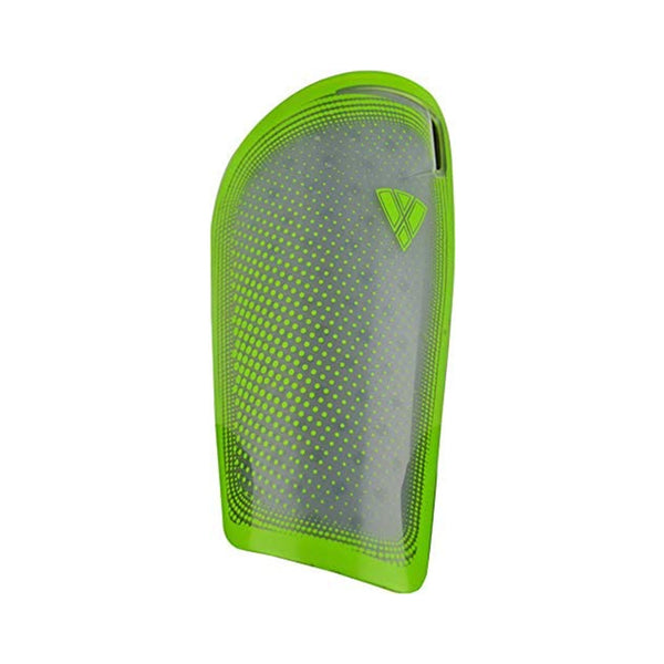 Atletico Soccer Shin Guard with Compression Pocket Sleeve - Green/Grey