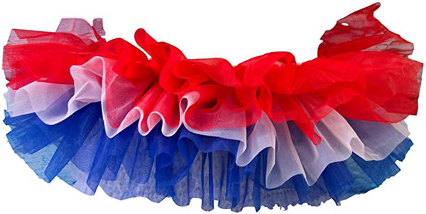 Tutus Adult Narrow Tutu for Halloween Costumes & Christmas Elf-Red/White/Blue malcomodes-biz.myshopify.com