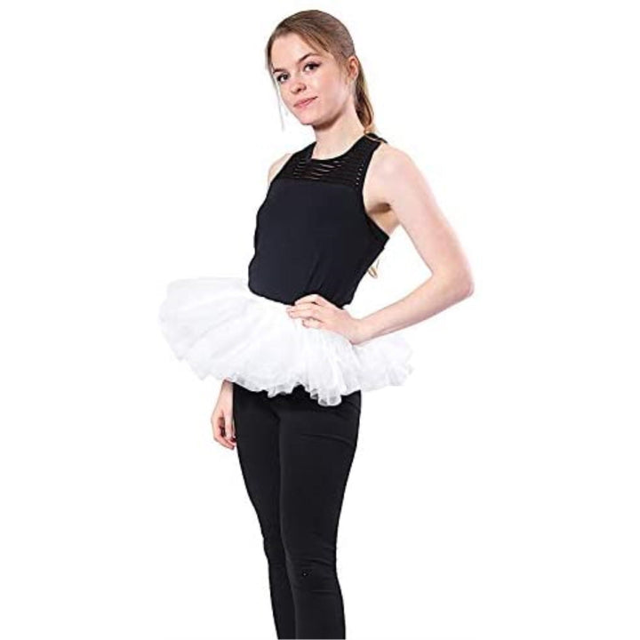 Tutus Child Mock Pancake Tutu Easter Spring &  Halloween -White malcomodes-biz.myshopify.com