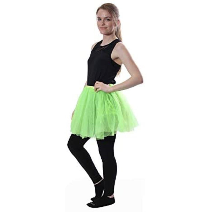 Tutus Girls' Classic Layered Princess Tutu-Apple Green malcomodes-biz.myshopify.com