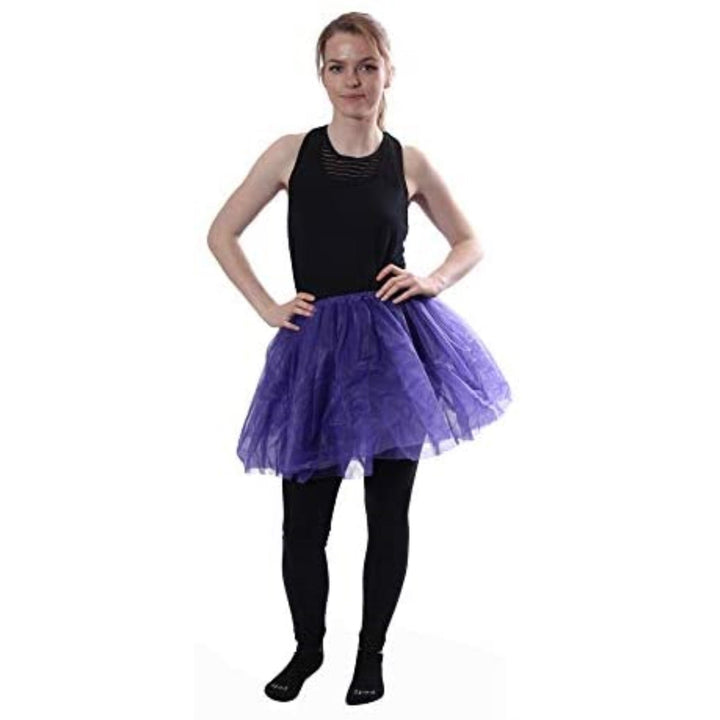 Tutus Girls' Classic Layered Princess Tutu-  Purple malcomodes-biz.myshopify.com