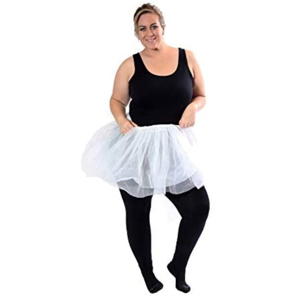 Tutus Girls' Classic Layered Princess Tutu-White malcomodes-biz.myshopify.com