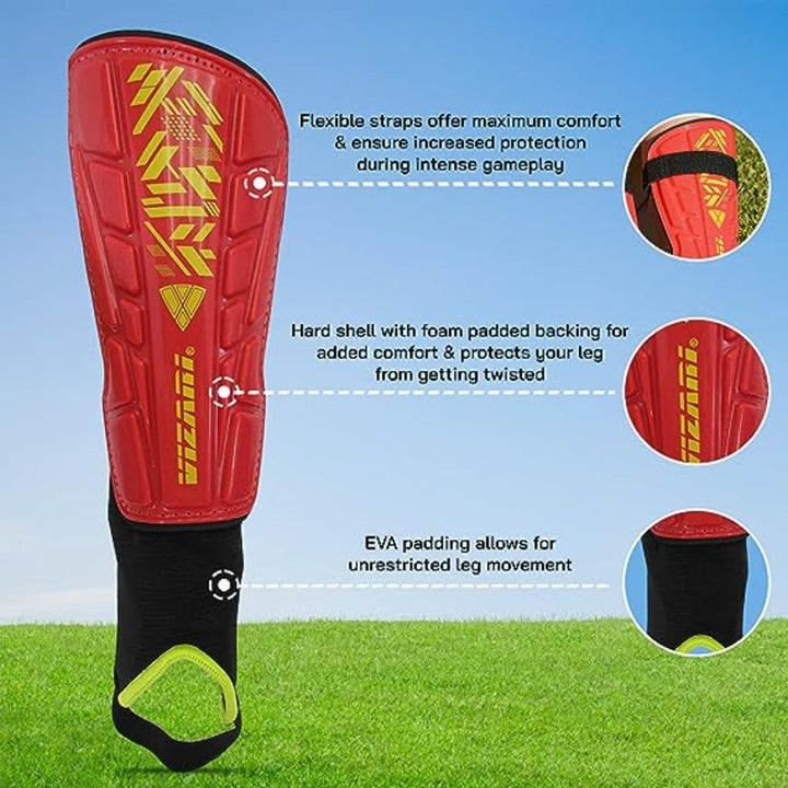 Vizari Malaga Shin Guards for Boys and kids