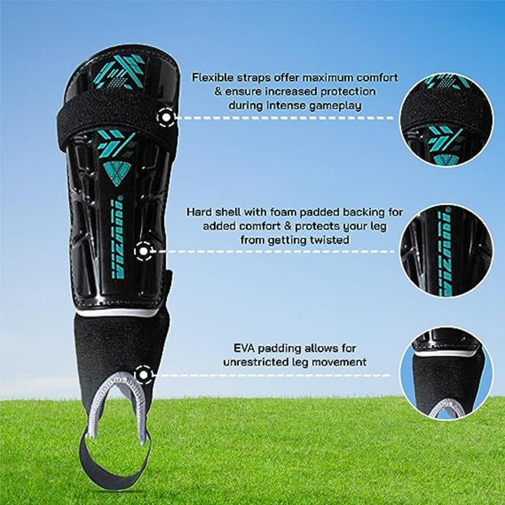 Vizari Malaga Shin Guards for Boys and kids