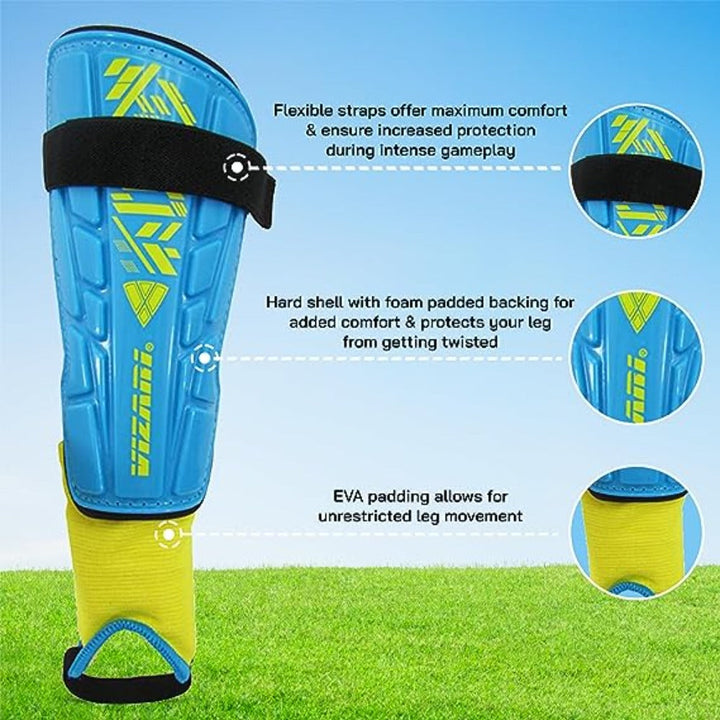 Vizari Malaga Shin Guards for Boys and kids