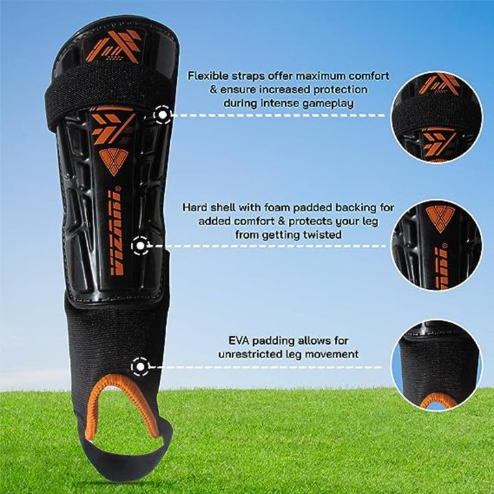 Vizari Malaga Shin Guards for Boys and kids