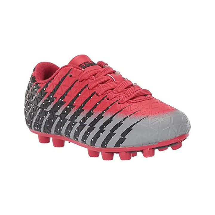 Bolt Firm Ground Soccer Shoes-Red/Black/Silver