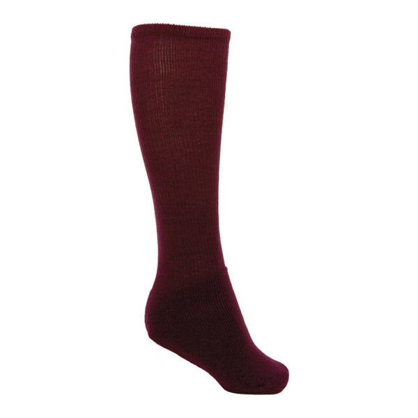 League Sock-Maroon