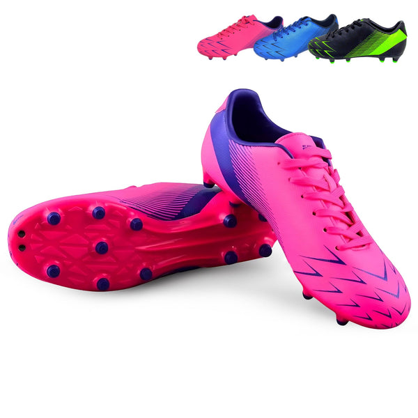 Ranger Firm Ground Soccer Shoes - Pink/Purple