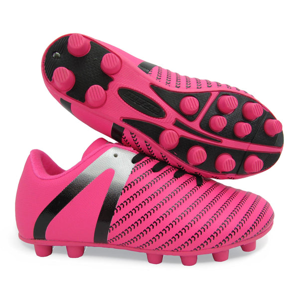 Impact Firm Ground Soccer Shoes -Pink/Silver