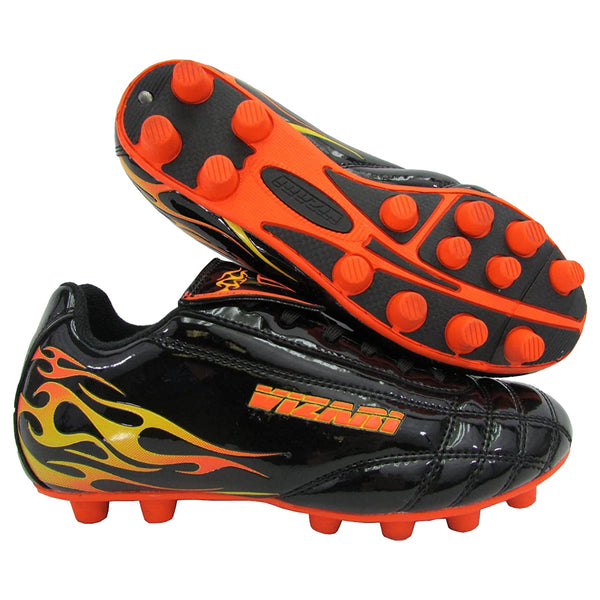 Blaze Firm Ground Soccer Shoes - Black/Orange