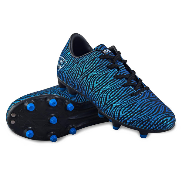 Teramo Firm Ground Soccer Shoes -Blue/Black