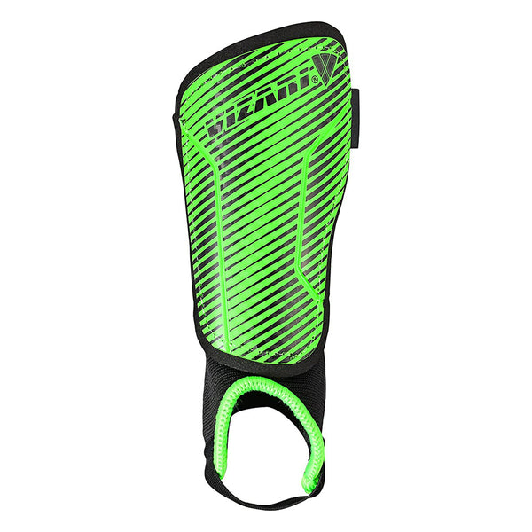 Matera Soccer Shin Guard with Ankle Protection-Green/Black