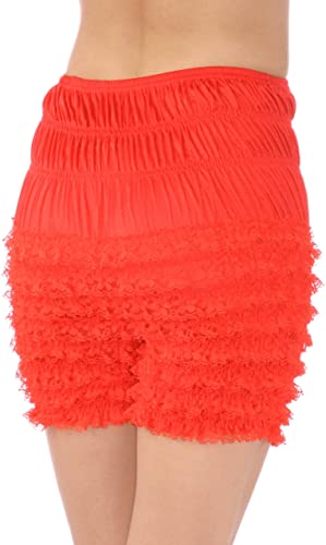 Pettipant N24 Women's Sexy High Waist Ruffled Petti pants - Red malcomodes-biz.myshopify.com