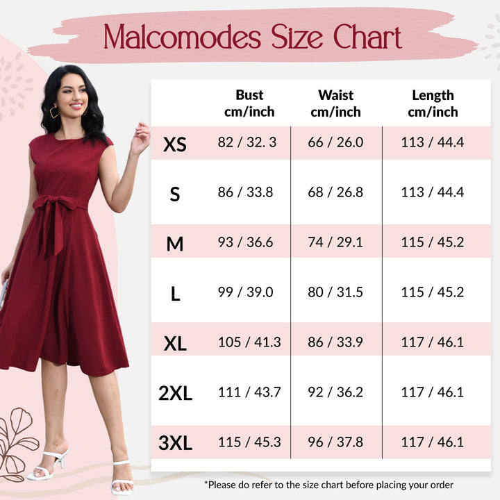 Size Chart of Blue Vintage Dresses | Blue Bridesmaid Dresses | Prom Dress - Blue